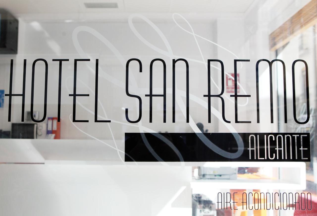 San Remo Hotel Alicante Exterior foto